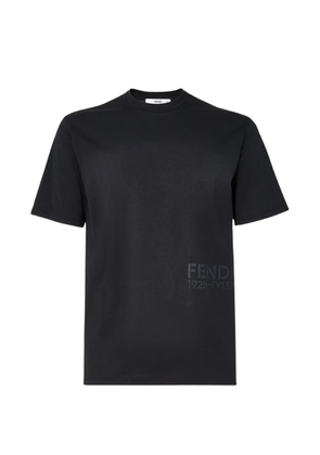 FENDI black cotton T-shirt