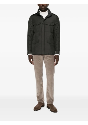 Jacob Cohën corduroy-effect straight-leg trousers - Neutrals
