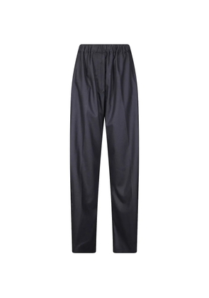 THELATEST Dora elasticated-waistband palazzo pants - Black