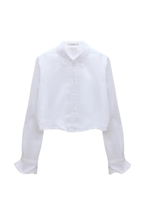 Dorothee Schumacher Pure Power cropped shirt - White