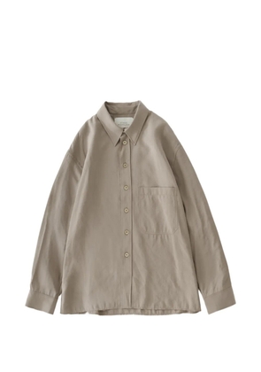 Studio Nicholson Emper patch-pocket shirt - Neutrals
