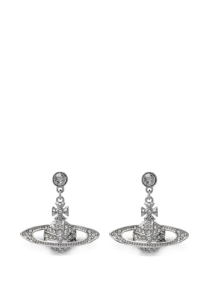 Vivienne Westwood mini Bas Relief drop earrings - Silver