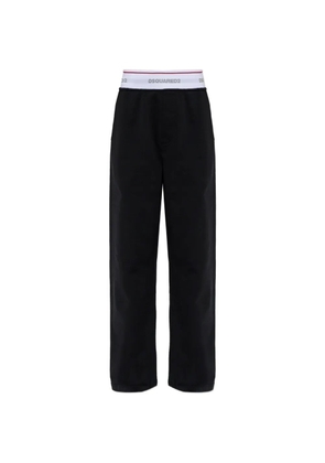 DSQUARED2 logo-waistband sweatpants - Black