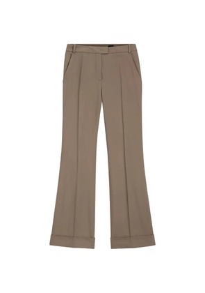 BOSS gabardine flared trousers - Neutrals