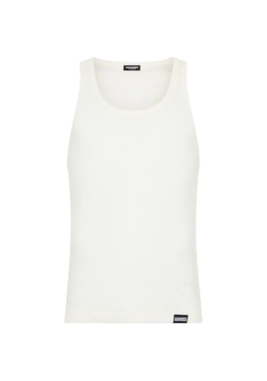 DSQUARED2 basic tank top - White