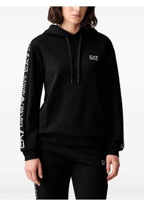 Ea7 Emporio Armani logo-tape tracksuit - Black