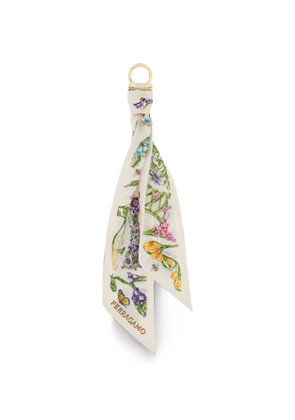 Ferragamo silk keyholder - Neutrals