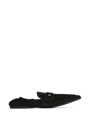 Dolce & Gabbana calfskin slippers - Black