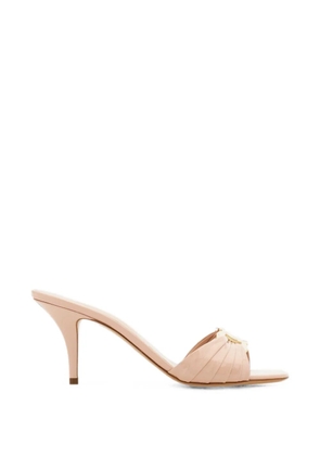 Ferragamo Gancini ornament slides - Pink
