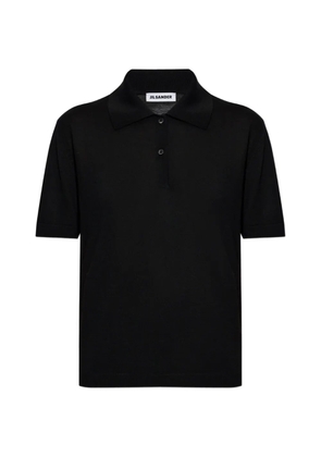 Jil Sander short-sleeve polo shirt - Black