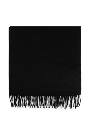 TOM FORD fringed cashmere scarf - Black