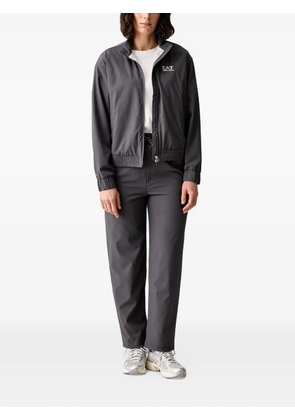 Ea7 Emporio Armani logo-print tracksuit - Grey