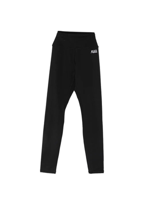 Sporty & Rich logo-print leggings - Black