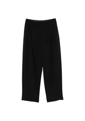 Giorgio Armani pleated wide-leg trousers - Blue