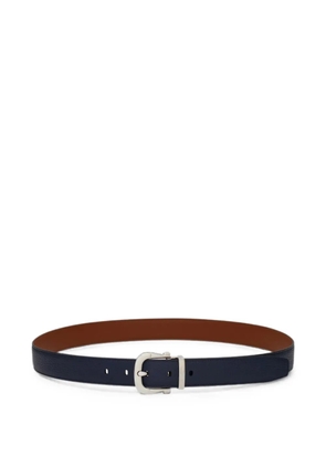 Ferragamo reversible and adjustable Gancini belt - Blue