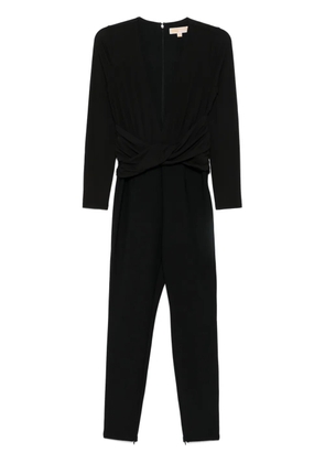 Michael Michael Kors gathered jersey jumpsuit - Black