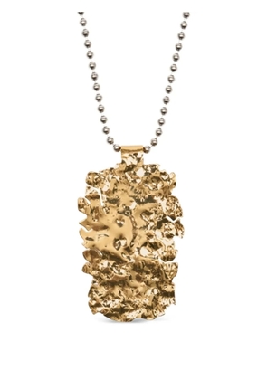 ISABEL MARANT textured long necklace - Gold