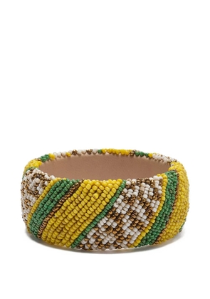 MALIPARMI beaded striped bracelet - Yellow