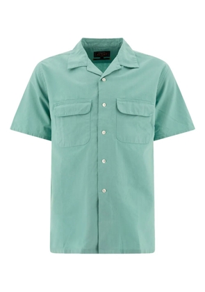 BEAMS PLUS open-collar pocket shirt - Green