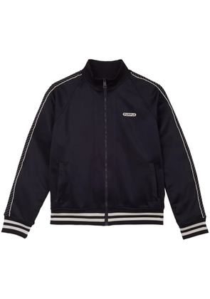 Purple Brand striped-edge lightweight jacket - Black