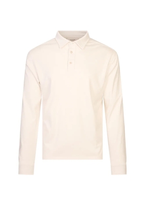 Agnona long-sleeve polo shirt - White