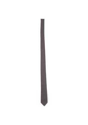Lardini geometric-pattern tie - Brown