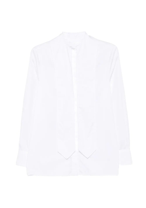 DONDUP tie-detail long-sleeve shirt - White