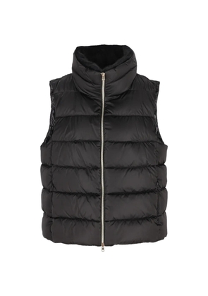 Herno quilted high-neck gilet - Black