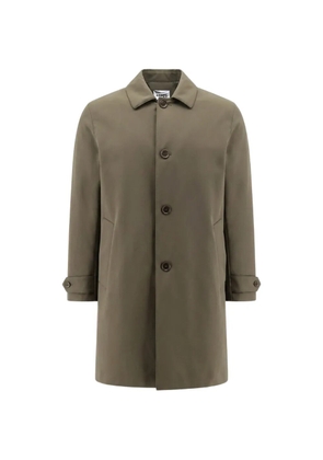 ASPESI Perfetto button-fastening long-sleeve coat - Green