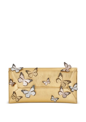 Aquazzura Papillon Envelope clutch bag - Gold