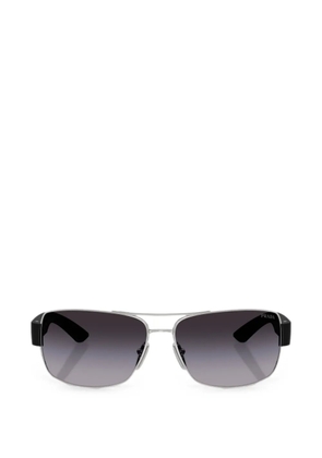 Prada Eyewear gradient-lens rectangle-frame sunglasses - Silver