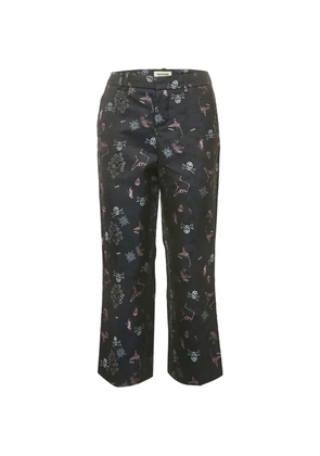 Zadig&Voltaire Tattoo Posh jacquard trousers - Blue