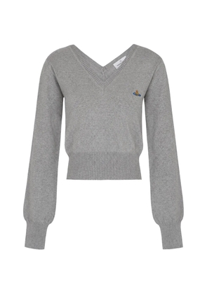 Vivienne Westwood Beatrice V-neck sweater - Grey