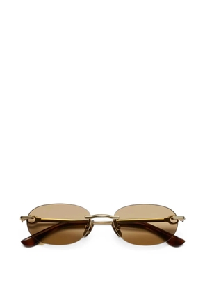 Chimi Cadenza oval sunglasses - Brown