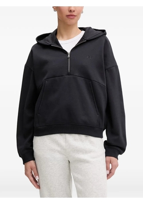Under Armour Icon logo-embroidered half-zip hoodie - Black