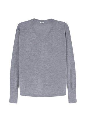 ASPESI V-neck long-sleeve sweater - Grey