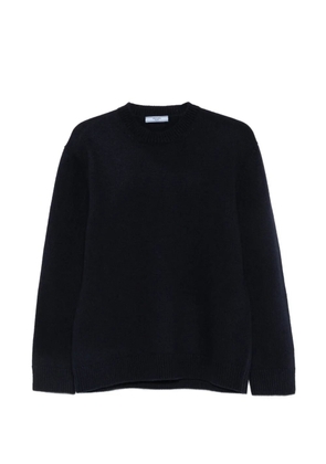 Prada elbow-patch sweater - Blue