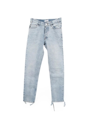 Balenciaga Pre-Owned 2010s distressed straight-leg jeans - Blue