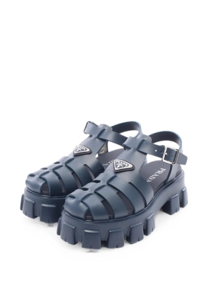 Prada Pre-Owned 2020s Monolith sandals - Blue
