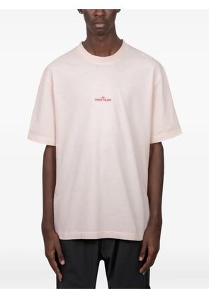 Stone Island regular-fit T-shirt with Desert print - Pink