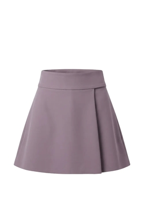Valentino Garavani A-line mini skirt - Purple