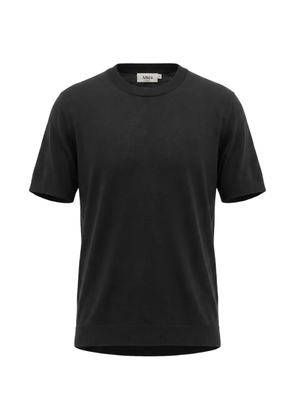 Altea fine-knit short-sleeve T-shirt - Black