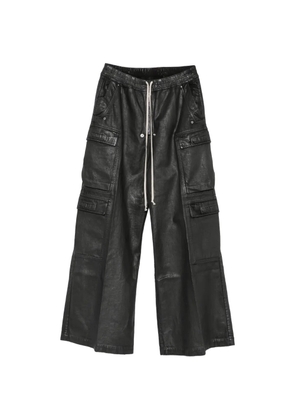 Rick Owens DRKSHDW drawstring-fastening cargo pants - Black
