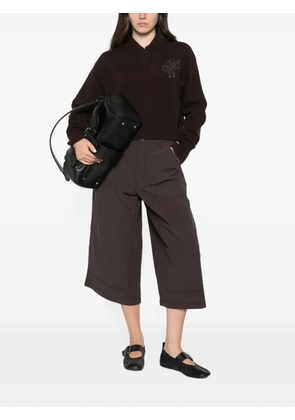 Cecilie Bahnsen Drusilla bow-appliqué knit - Brown
