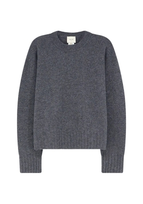 Alysi ribbed-trim crew-neck wool sweater - Grey