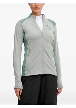 Viking Birger Lady zip-up panelled track jacket - Green