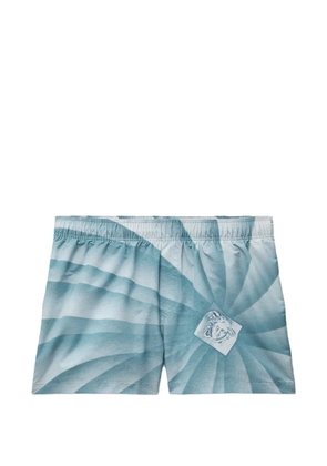 Versace printed swim shorts - Blue