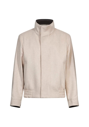 Lardini high-neck lightweight jacket - Neutrals