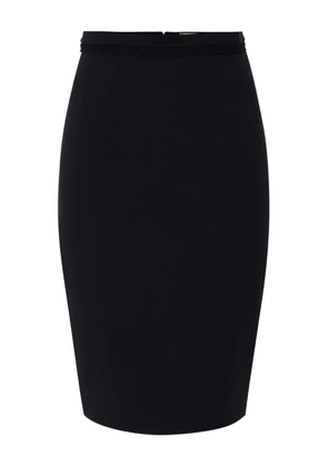 Elisabetta Franchi bow-detailing midi skirt - Black