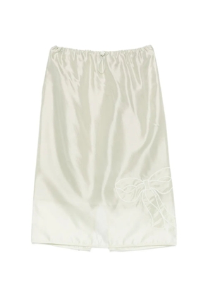 Cecilie Bahnsen Bria organza midi skirt - Green